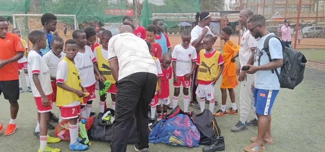 A Day to Remember: Our Kids Receive Football Boots as Special Gifts